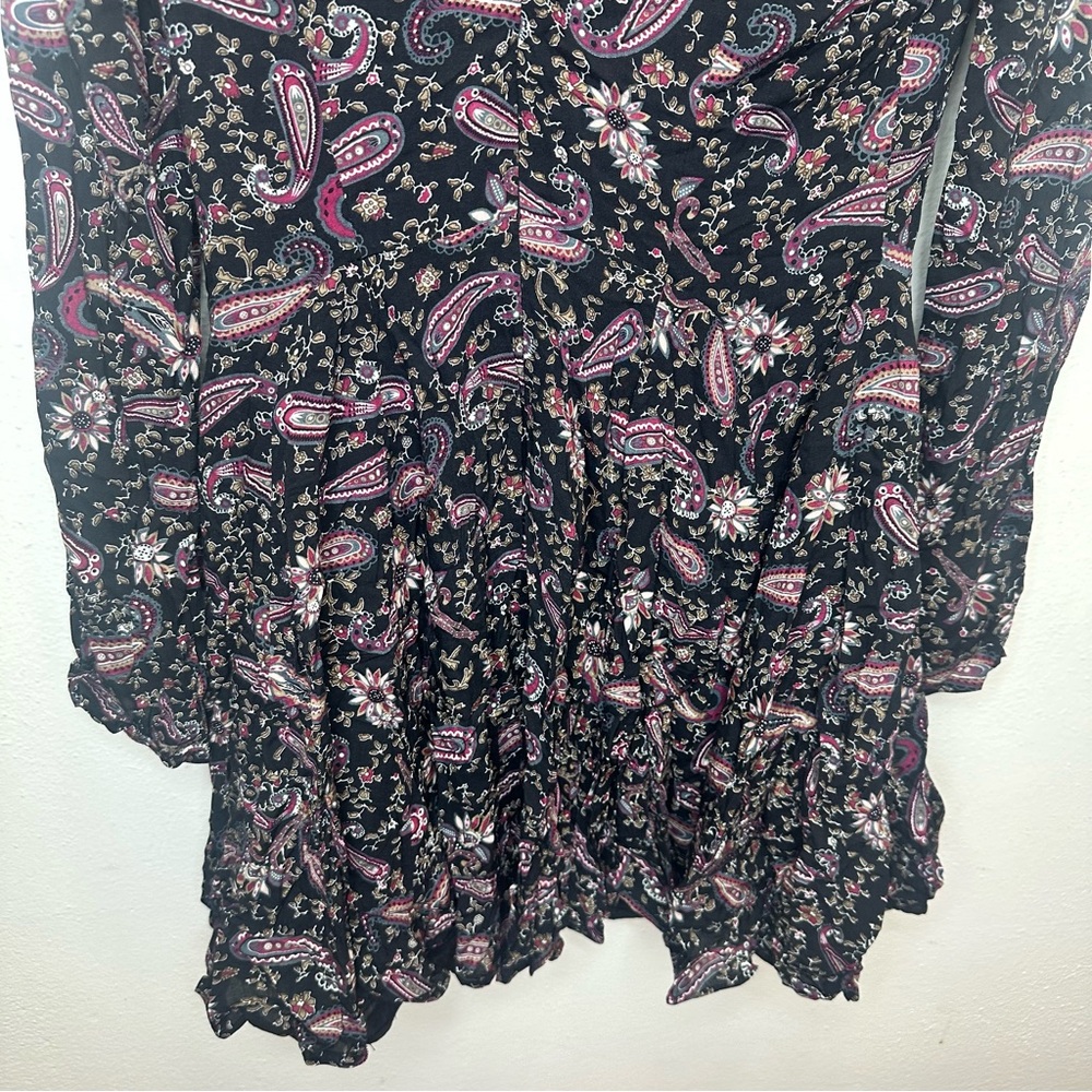 NWT Miami for Francesca's Paisley Print Swing Dress Size Small - Picture 7 of 10